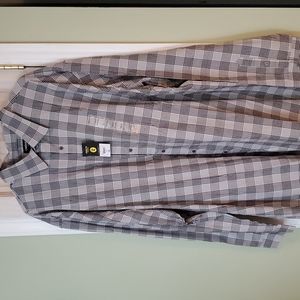 Men's long sleeve button front shirt, 3XLT